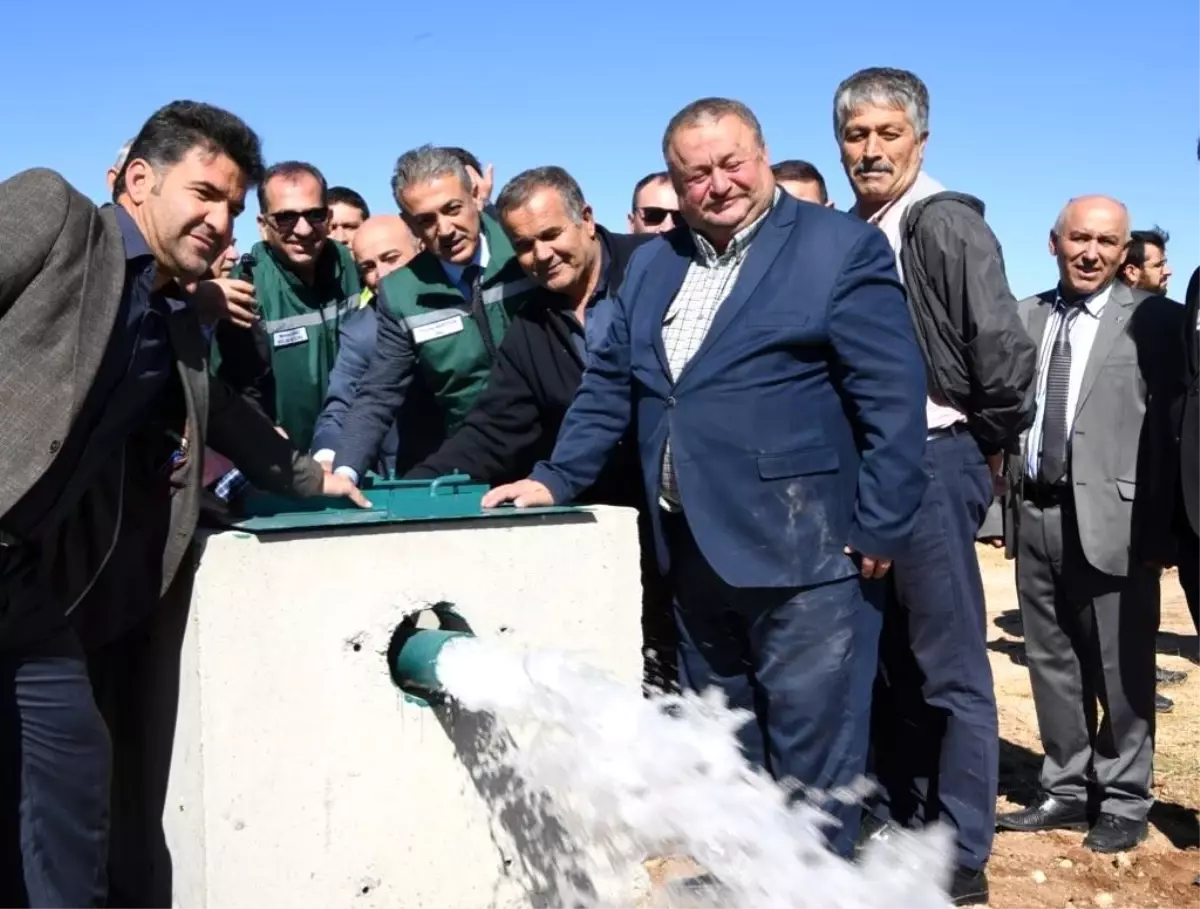 Karaman haber: Karaman Valisi Akkoyun, Taşkale Göletinin vana açılış törenine katıldı