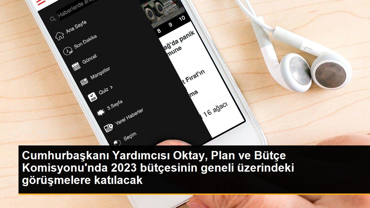 Cumhurbaşkanı Yardımcısı Oktay, Plan ve Bütçe Komisyonu\'nda 2023 bütçesinin geneli üzerindeki görüşmelere katılacak