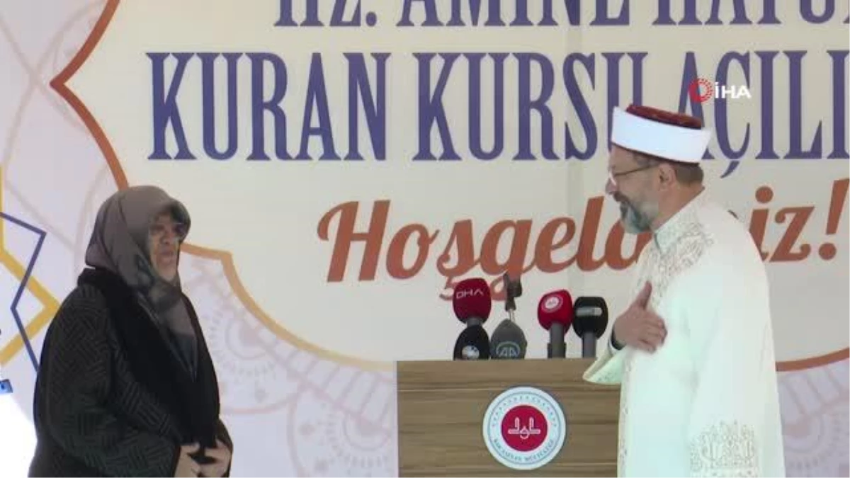 Diyanet İşleri Başkanı Erbaş: "Kur\'an kurslarında vatanını, milletini ve dinini seven gençler yetiştireceğiz"