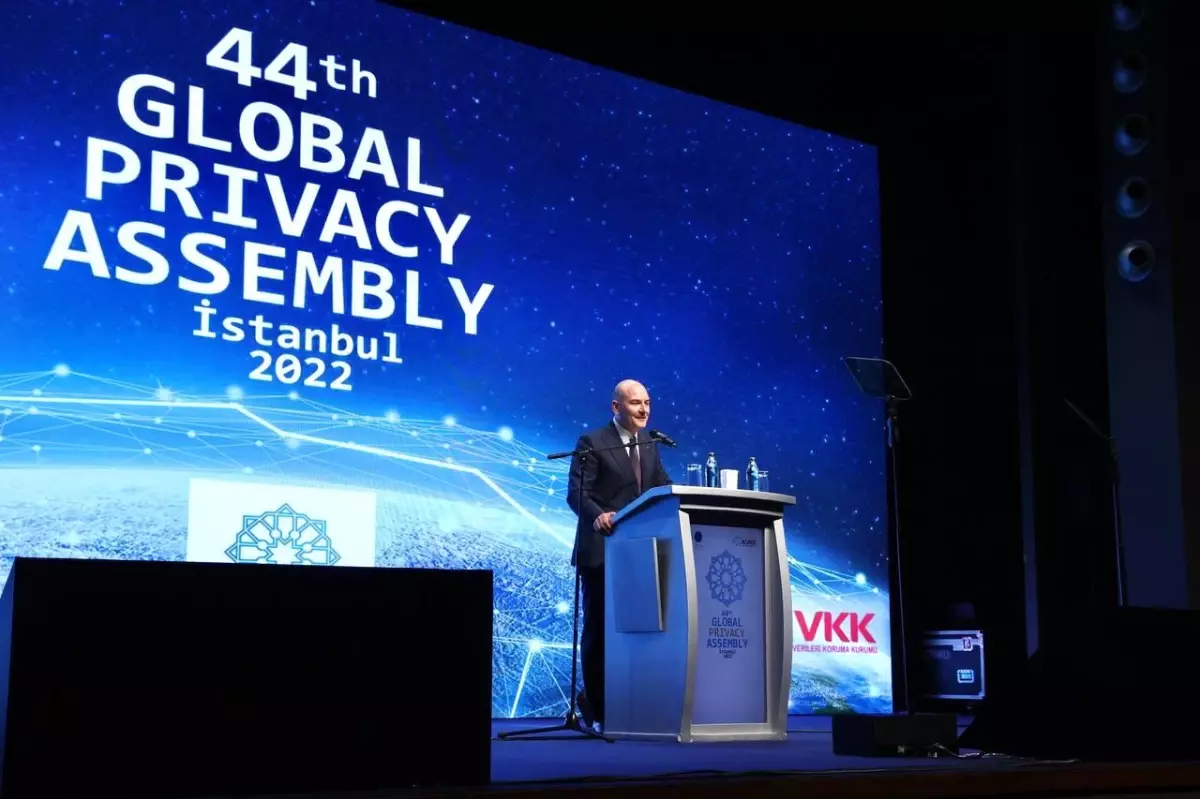 Bakan Soylu, 44. Küresel Mahremiyet Asamblesi Konferansı\'nda konuştu Açıklaması