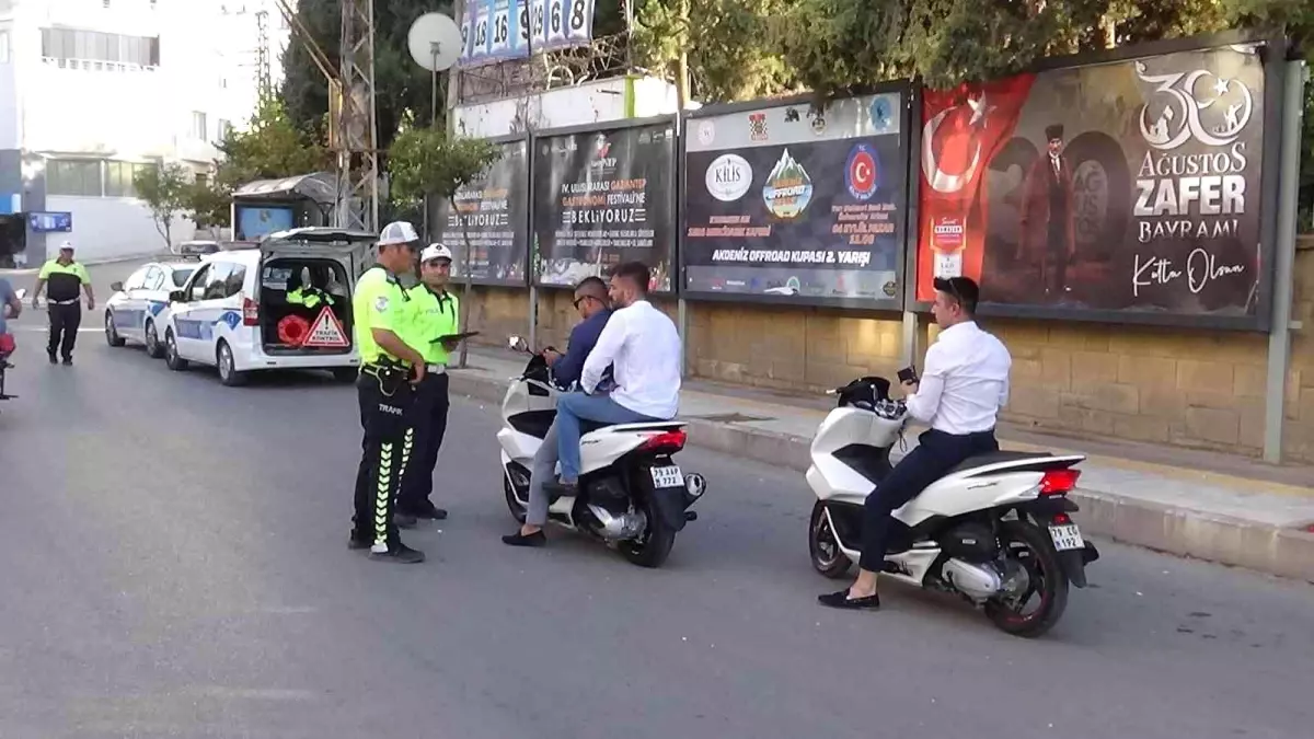 -Kilis\'te trafikteki araçların yarısı motosiklet