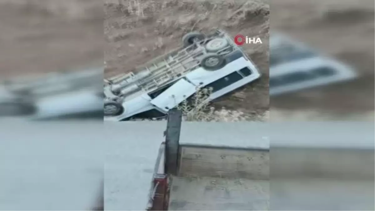 Son dakika haberi | Kontrolden çıkan minibüs uçuruma yuvarlandı: 11 öğrenci yaralı