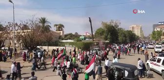 Son dakika haberleri... Sudan'da askeri yönetim karşıtı gösteriler devam ediyor