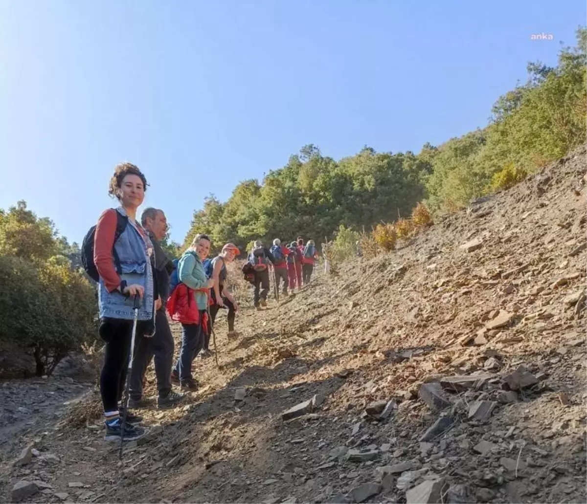 Manisa haberi... Turgutlu Belediyesi Dağcılık Akademisi Ekibi Bağyurdu-Zeybekpınarı-Dededağı Parkurundaydı