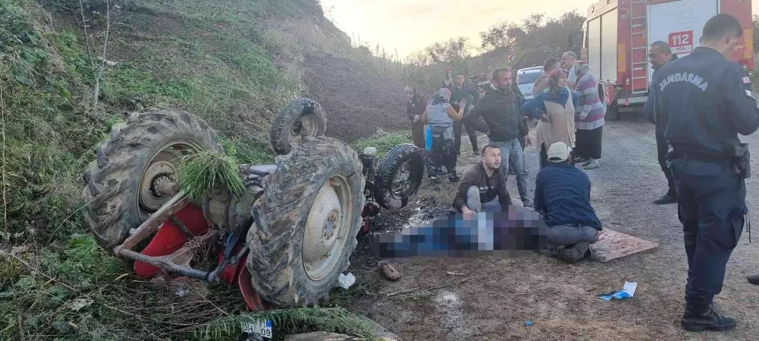 Son Dakika | Devrilen traktörün altında kalan sürücü hayatını kaybetti