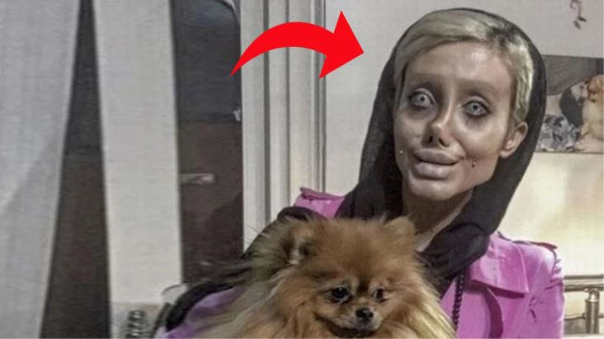 Tüyler ürperten sosyal medya fenomeni zombi Angelina Jolie\'nin gerçek yüzü ortaya çıktı