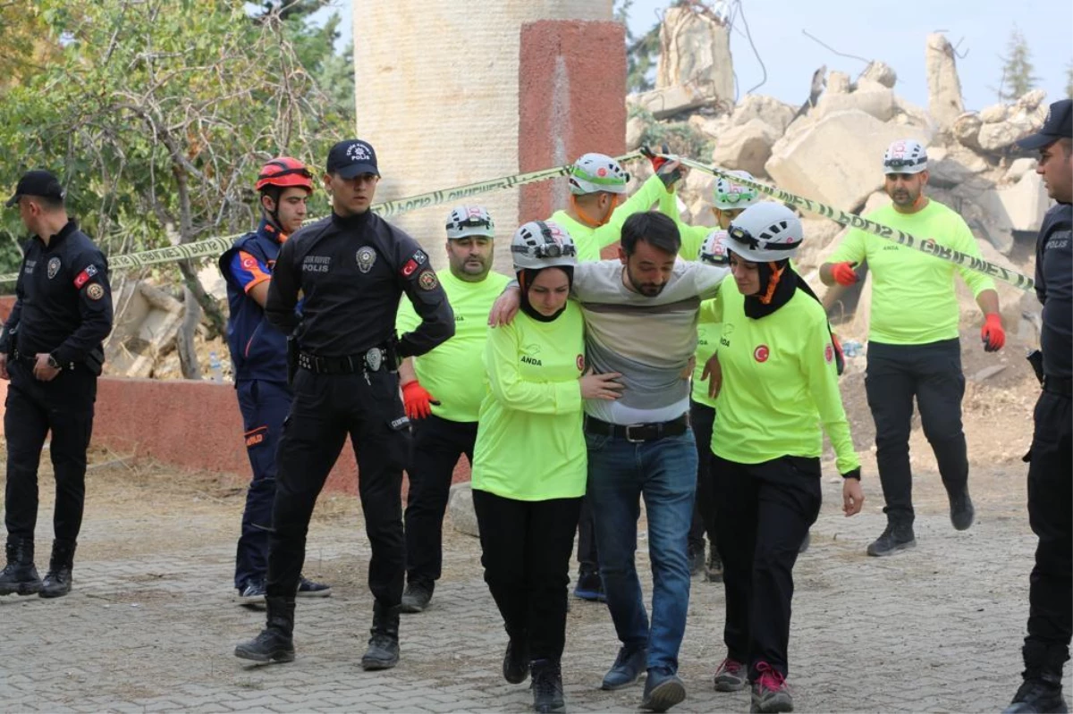 Kahramanmaraş\'ta 374 personelle deprem tatbikatı