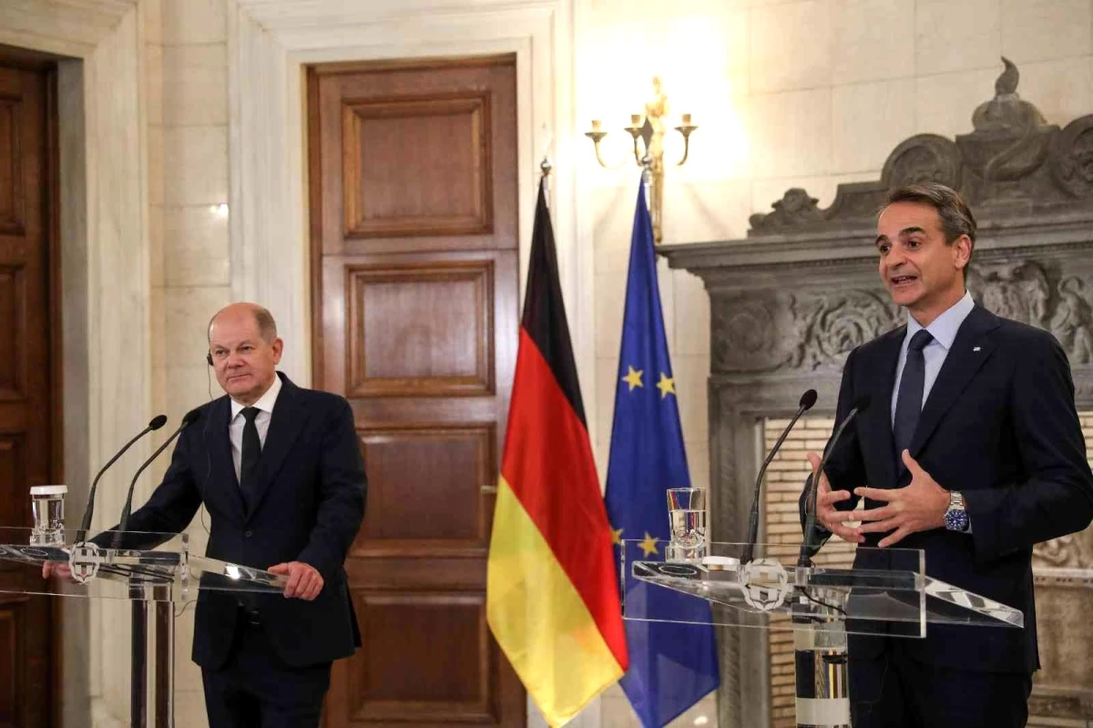 Almanya Başbakanı Scholz\'dan Yunanistan\'a destek