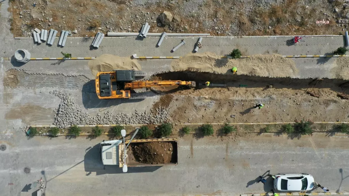 Aydın Büyükşehir, Buharkent\'in Altyapısını Yeniliyor