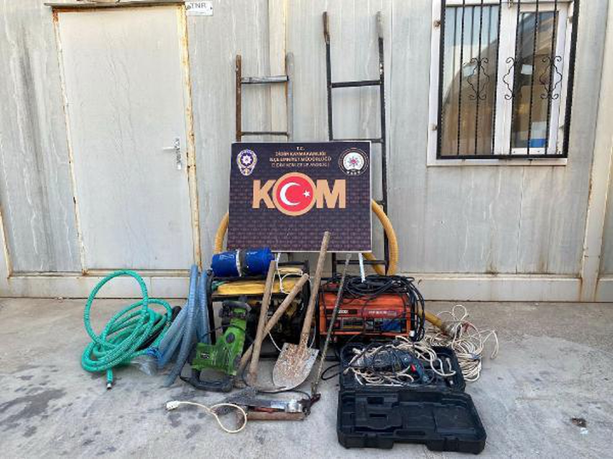 Son Dakika | Aydın\'da kaçak kazıya suçüstü; 2 gözaltı
