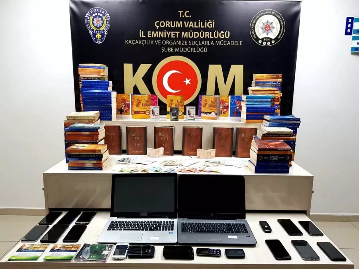 Çorum\'da mahrem kurye operasyonunda 7 kişi tutuklandı