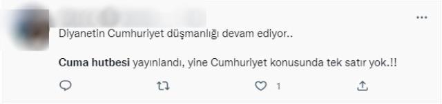 Diyanet, 28 Ekim Cuma hutbesi yayındı! Cumhuriyet ve Atatürk'ün yer almaması tepki çekti Diyanet, 28 Ekim Cuma hutbesi yayındı! Cumhuriyet ve Atatürk'ün yer almaması tepki çekti