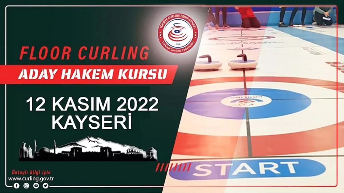 Kayseri\'de Curling Hakem Kursu düzenlenecek