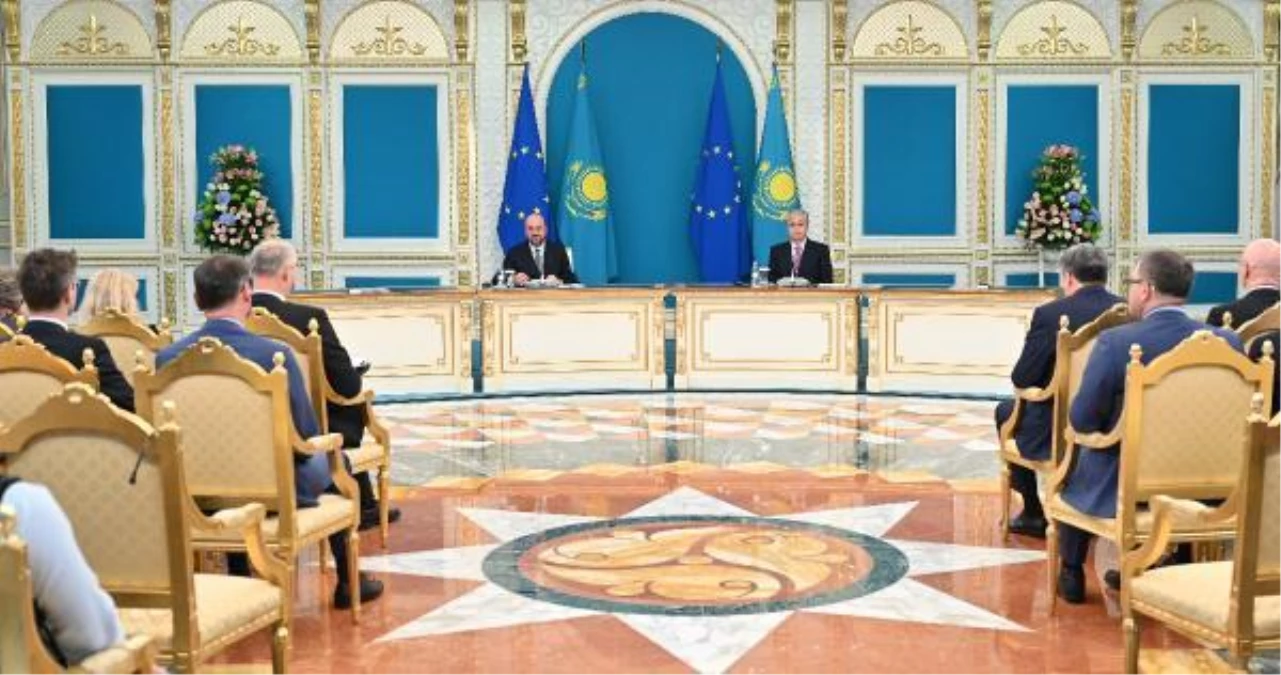 Michel-Tokayev görüşmesi: Kazakistan\'ın Avrupa-Orta Asya arasındaki jeopolitik konumu