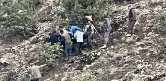 Odun keserken uçurumdan yuvarlanarak hayatını kaybetti