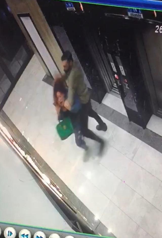 Pendik'te kadına şiddet; Görüntüler tepki gördü, şikayetçi olmadı