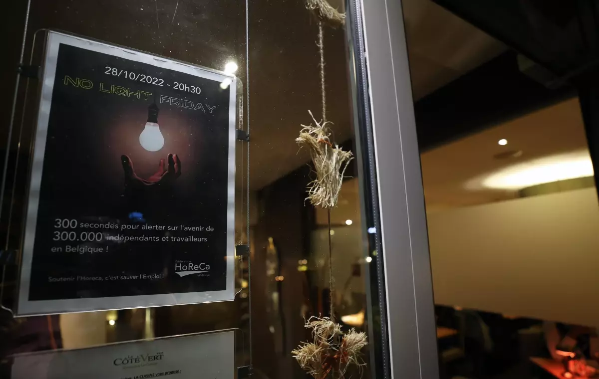 Belçika'da restoranlarda 'ışıksız cuma' protestosu