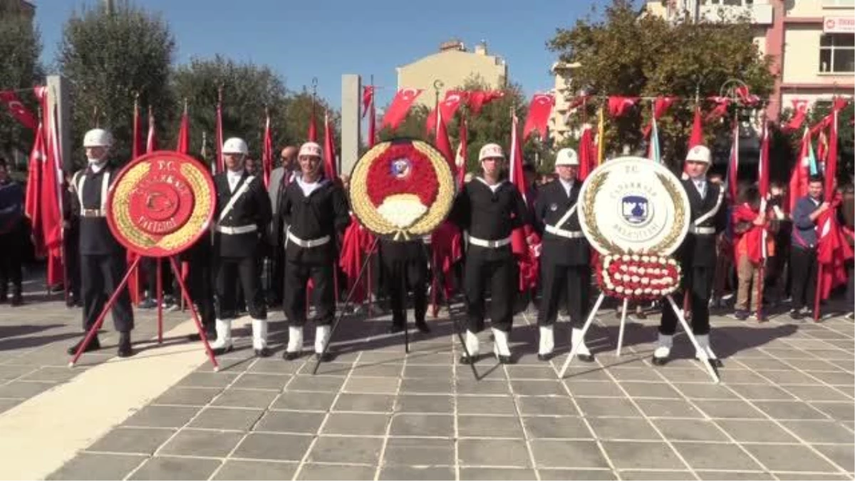 ÇANAKKALE - 29 Ekim Cumhuriyet Bayramı kutlanıyor