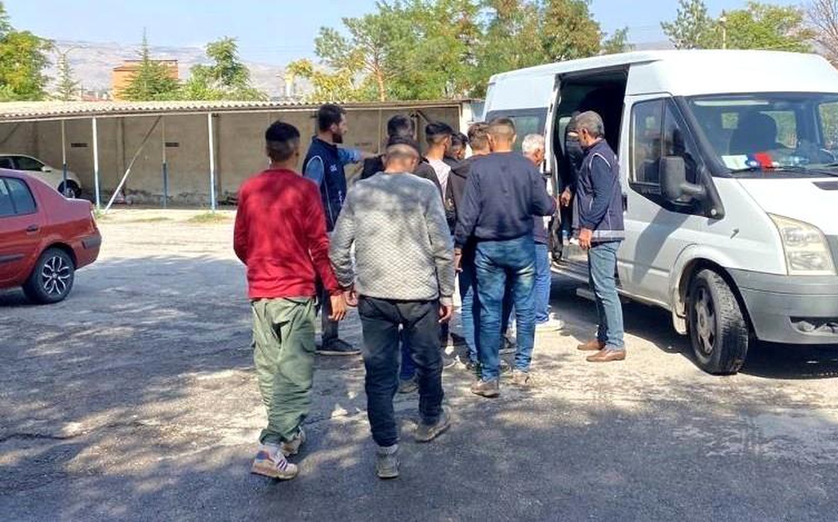 Erzincan\'da 8 kaçak göçmen ve 1 organizatör şüphelisi yakalandı