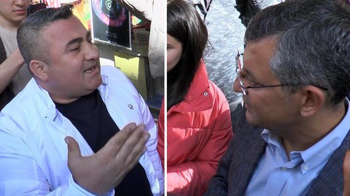 "Genel başkanınızı değiştirin" diyen esnafa CHP\'li Özgür Özel\'den tek cümlelik yanıt: Bu CHP\'lilerin bileceği iş