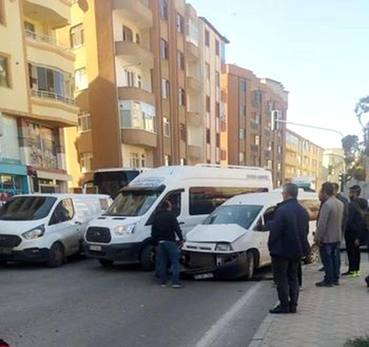 Iğdır\'da maddi hasarlı kaza