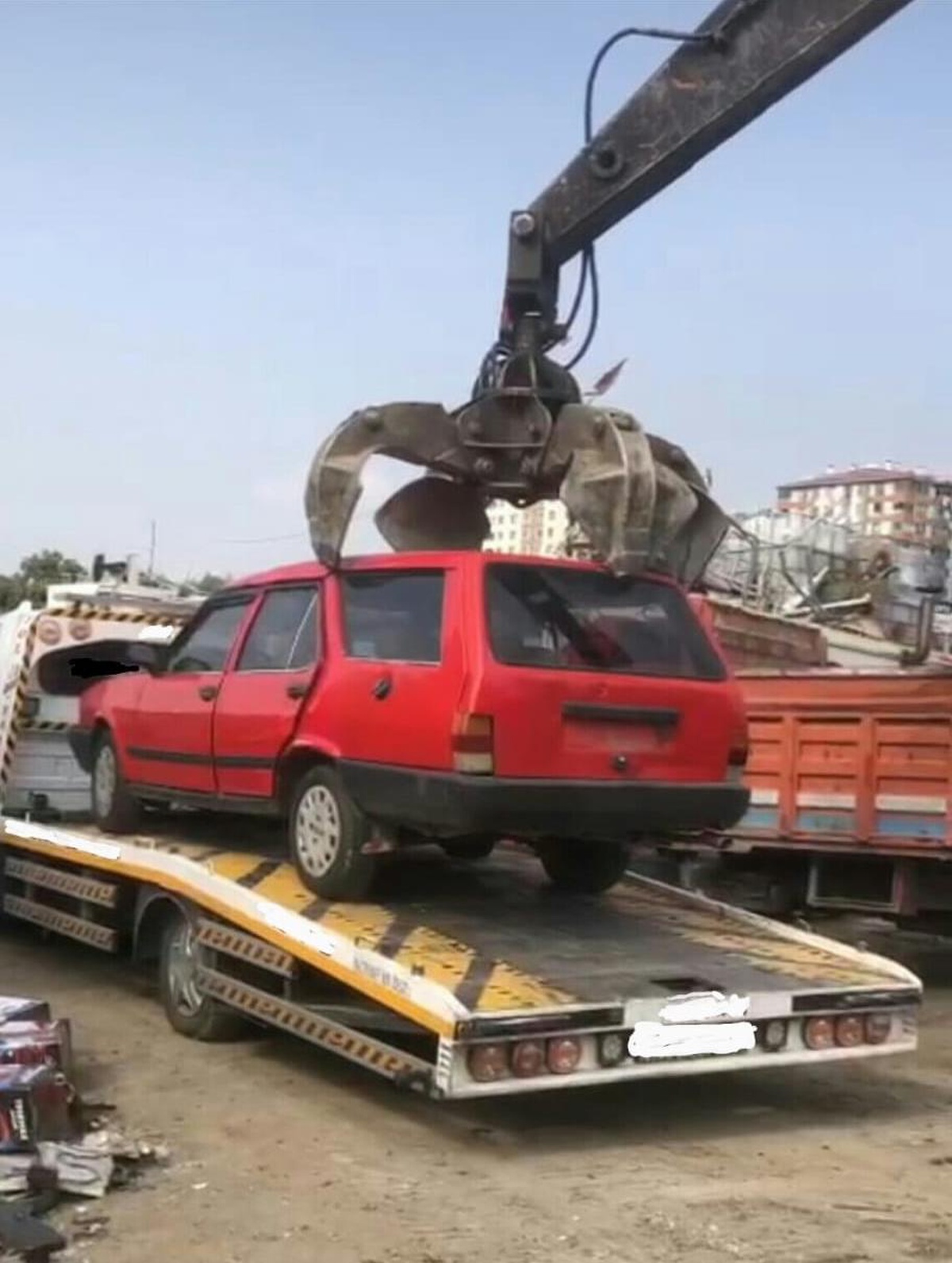 Kayseri\'de çaldıkları otomobili hurdacıda parçalatan 2 şüpheli yakalandı
