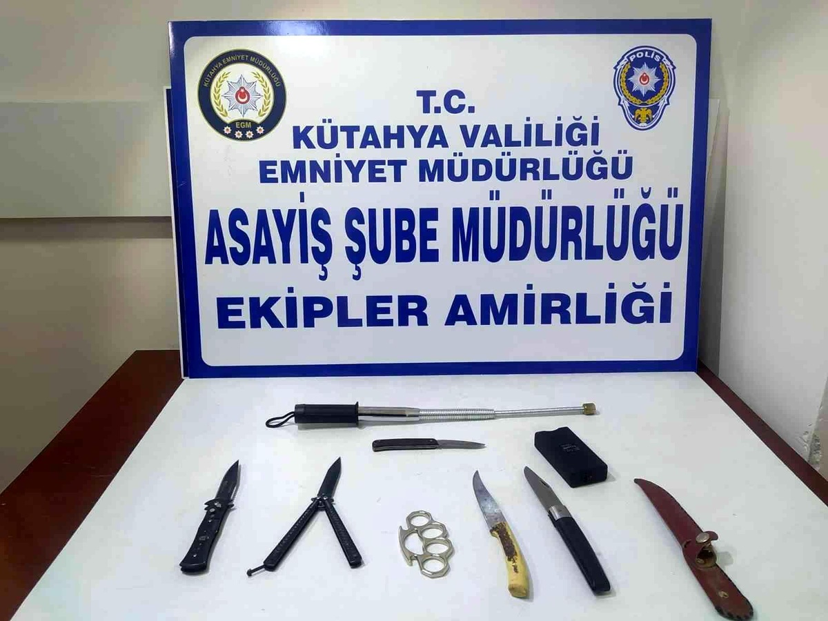 Kütahya\'da dar bölge asayiş uygulaması