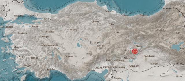 Malatya'da 4.1 şiddetinde deprem oldu Malatya'da 4.1 şiddetinde deprem oldu