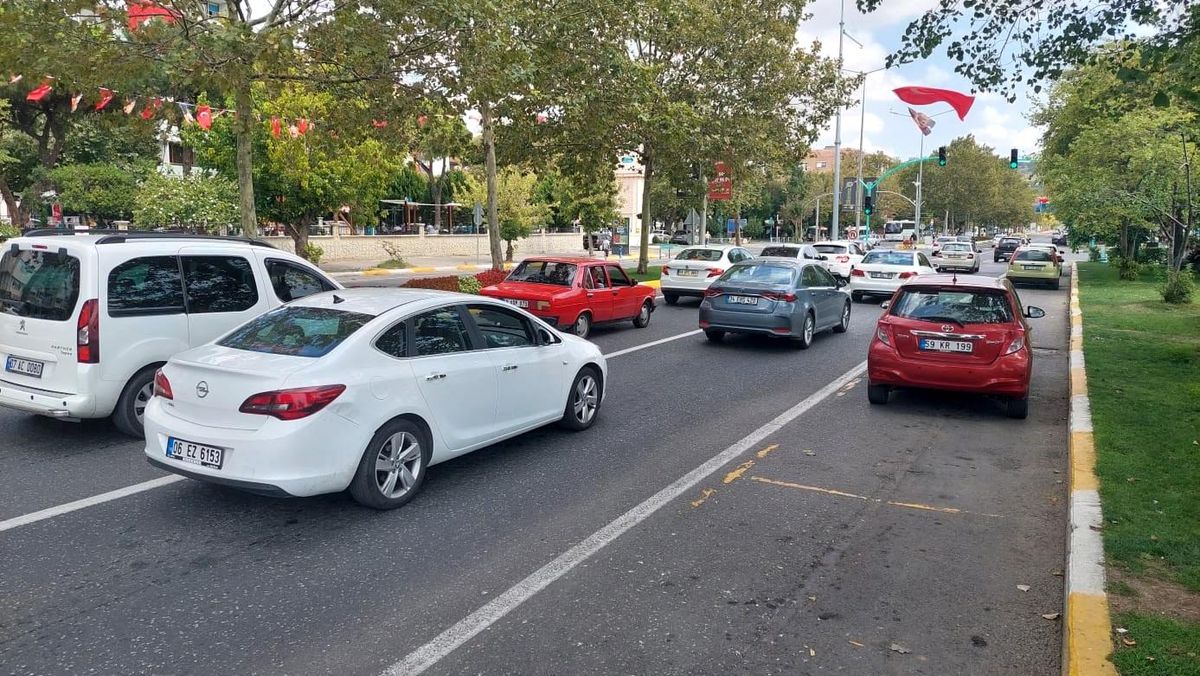 Tekirdağ\'da trafiğe kayıtlı araç sayısı arttı
