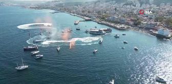 Bursa'da Cumhuriyet Bayramı coşkusu denize taştı