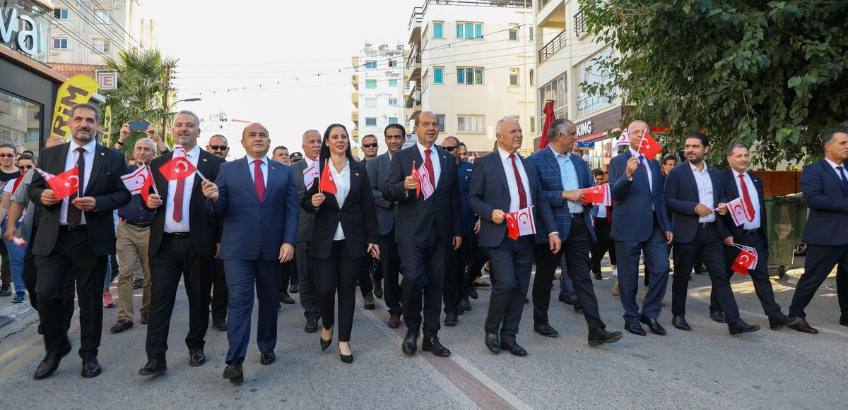 KKTC'de 29 Ekim Cumhuriyet Bayramı kutlandı