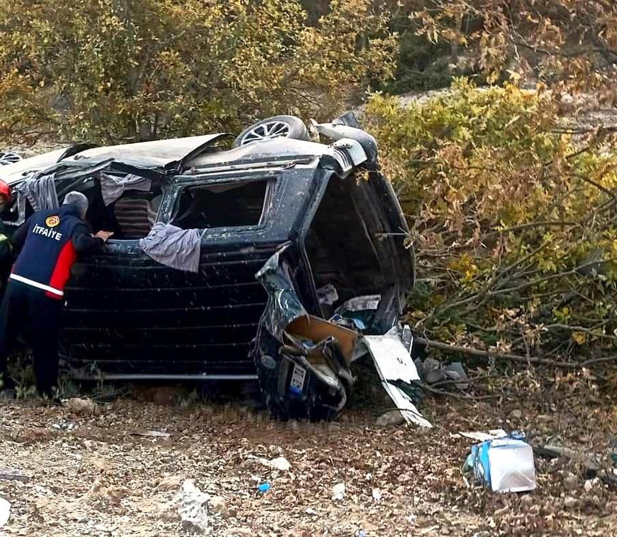Kütahya\'da trafik kazası: 2 ölü, 3 yaralı