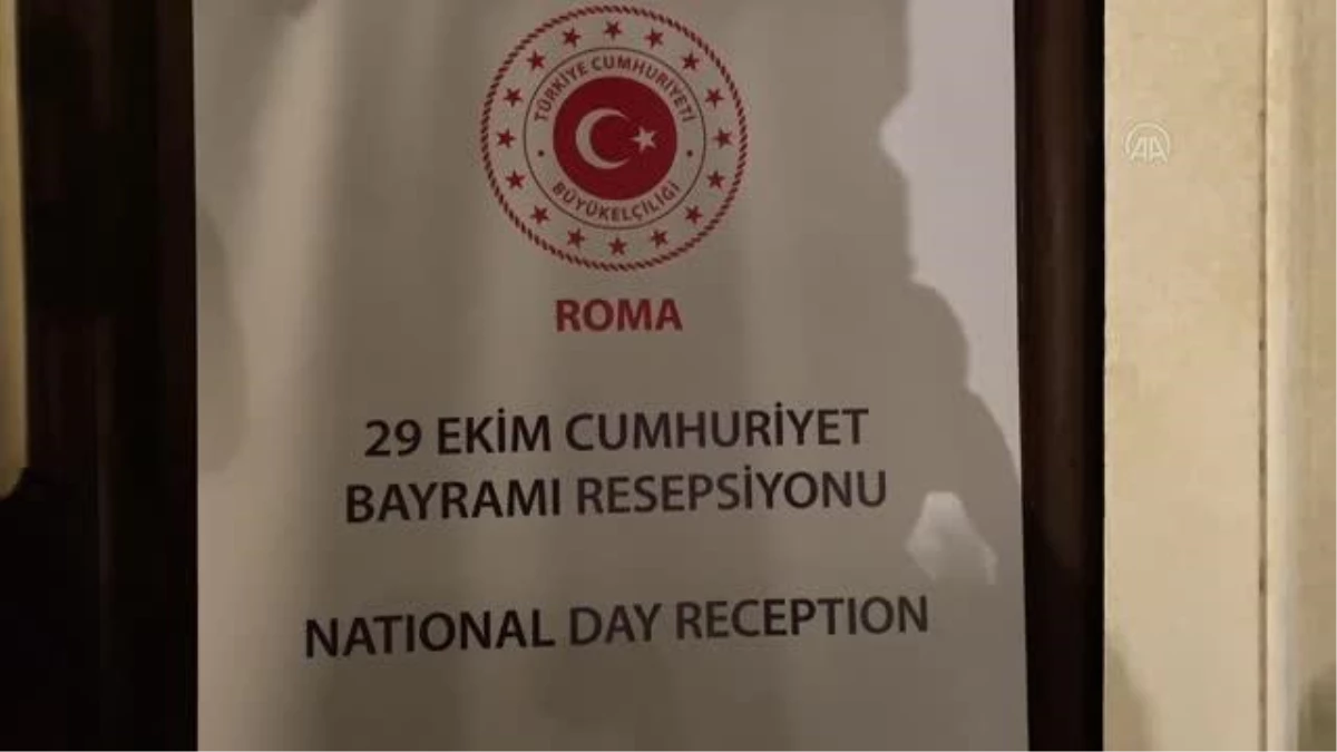 Roma\'da 29 Ekim Cumhuriyet Bayramı resepsiyonu düzenlendi