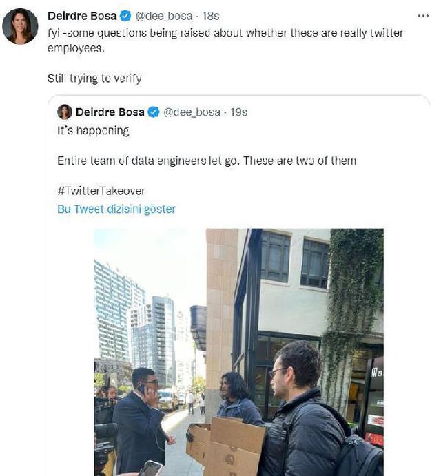 Twitter'dan kovulduk diye şaka yaptılar