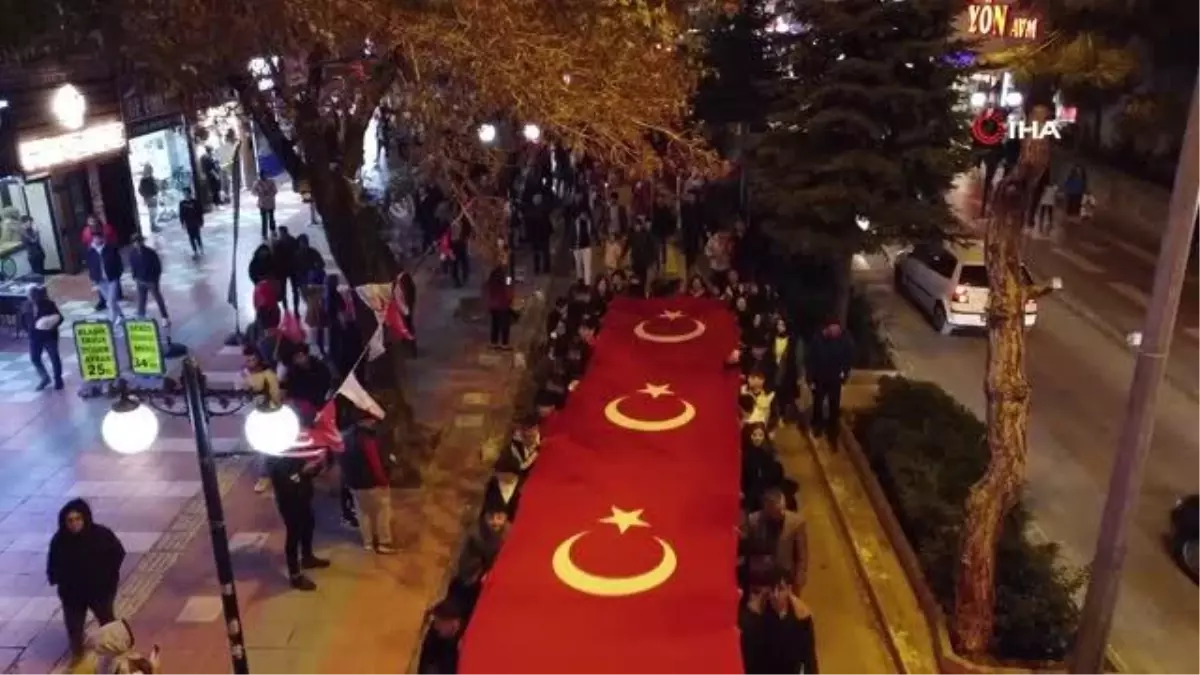 Yozgat'ta 'fener alayı' yürüyüşü