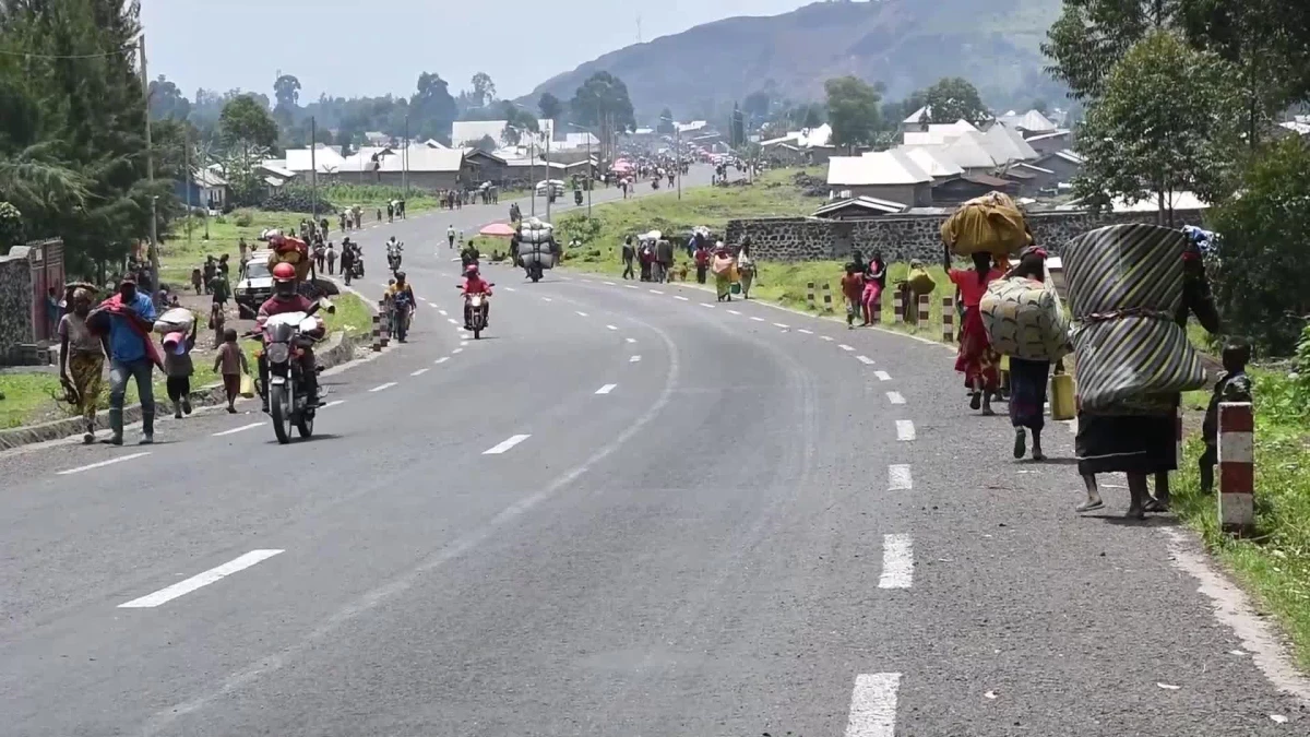 Kongo Demokratik Cumhuriyeti\'nin Kuzeydoğusunda Devam Eden Çatışmalar Nedeniyle Büyük Göç Yaşanıyor