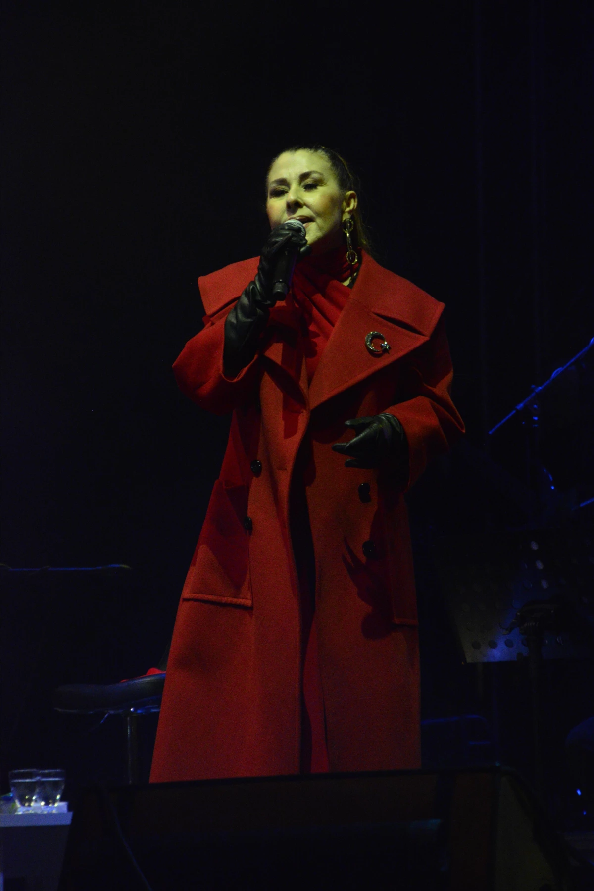 Ünlü şarkıcı Nilüfer, Cumhuriyet Bayramı dolayısıyla konser verdi
