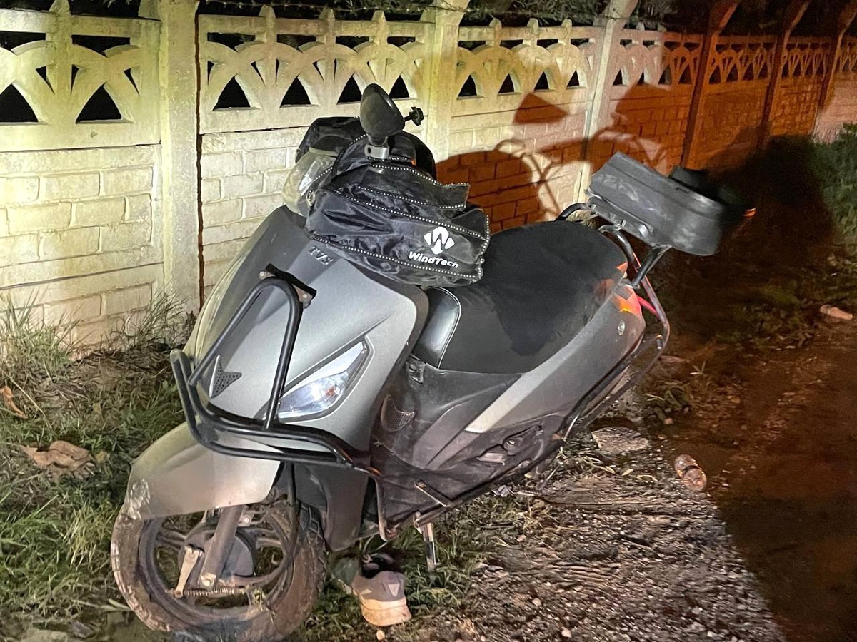 Bursa\'da otomobille çarpışan motosikletteki kurye yaralandı