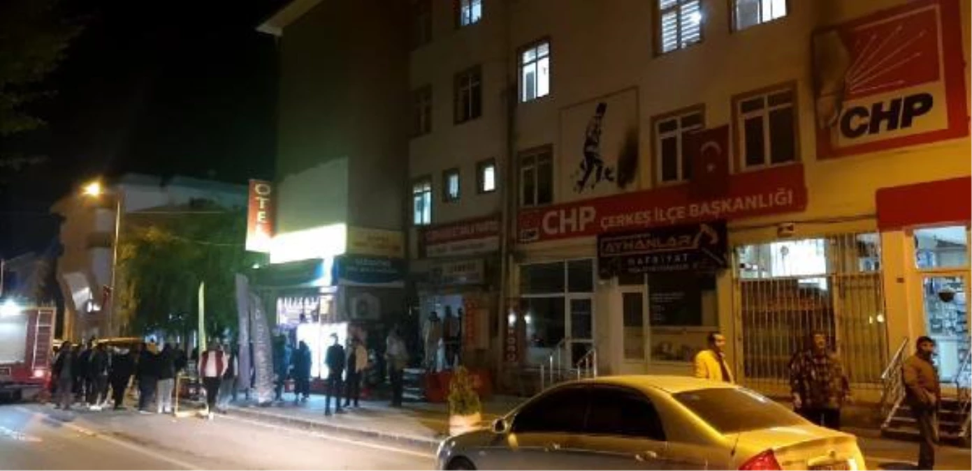 CHP Çerkeş İlçe Başkanlığı\'na saldıran şüpheli tutuklandı