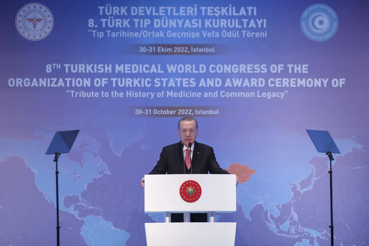 Cumhurbaşkanı Erdoğan, 8. Türk Tıp Dünyası Kurultayı\'nda konuştu: (2)