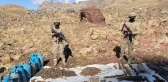 Eren Abluka Sonbahar-Kış-5 Operasyonu bölgesinde mühimmat ele geçirildi