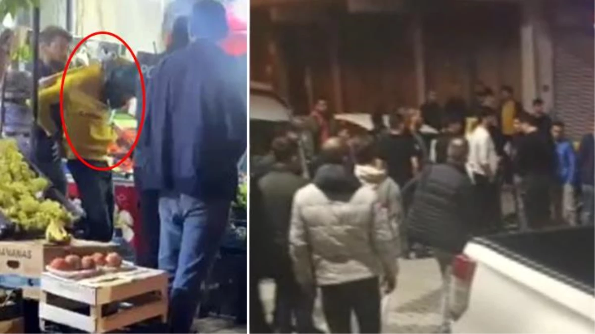 Kız çocuğuna taciz iddiası mahalleyi birbirine kattı! Markete sığınan şüpheliyi dövüp linç etmek istediler