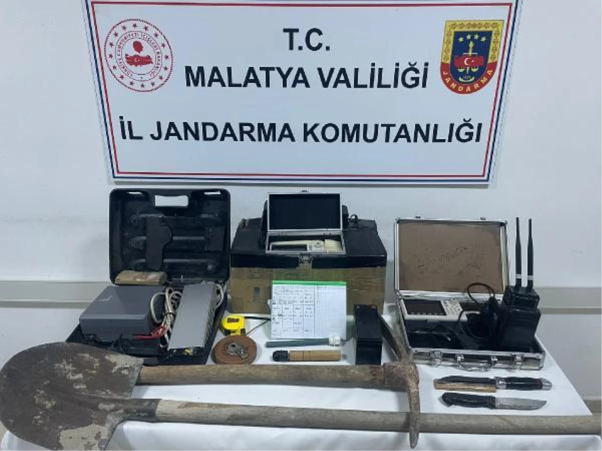 Malatya\'da kaçak kazı operasyonu: 7 gözaltı