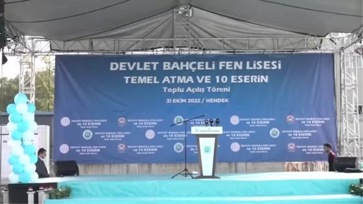 MHP\'li Durmaz, Devlet Bahçeli Fen Lisesi Temel Atma Töreni\'nde konuştu