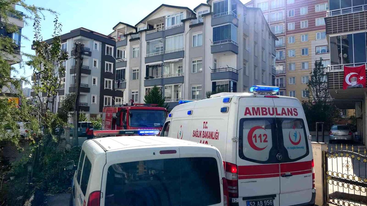 Ordu\'da ev yangını paniğe neden oldu