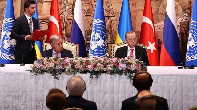 Rusya'nın çekildiği tahıl koridorunda BM, Türkiye ve Ukrayna tarafları arasında anlaşma sağlandı Rusya'nın çekildiği tahıl koridorunda BM, Türkiye ve Ukrayna tarafları arasında anlaşma sağlandı