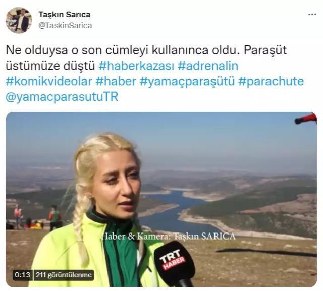 TRT canlı yayınında kadın sporcunun 'Kazasız belasız bitirdik' dediği anda olanlara kimse inanamadı