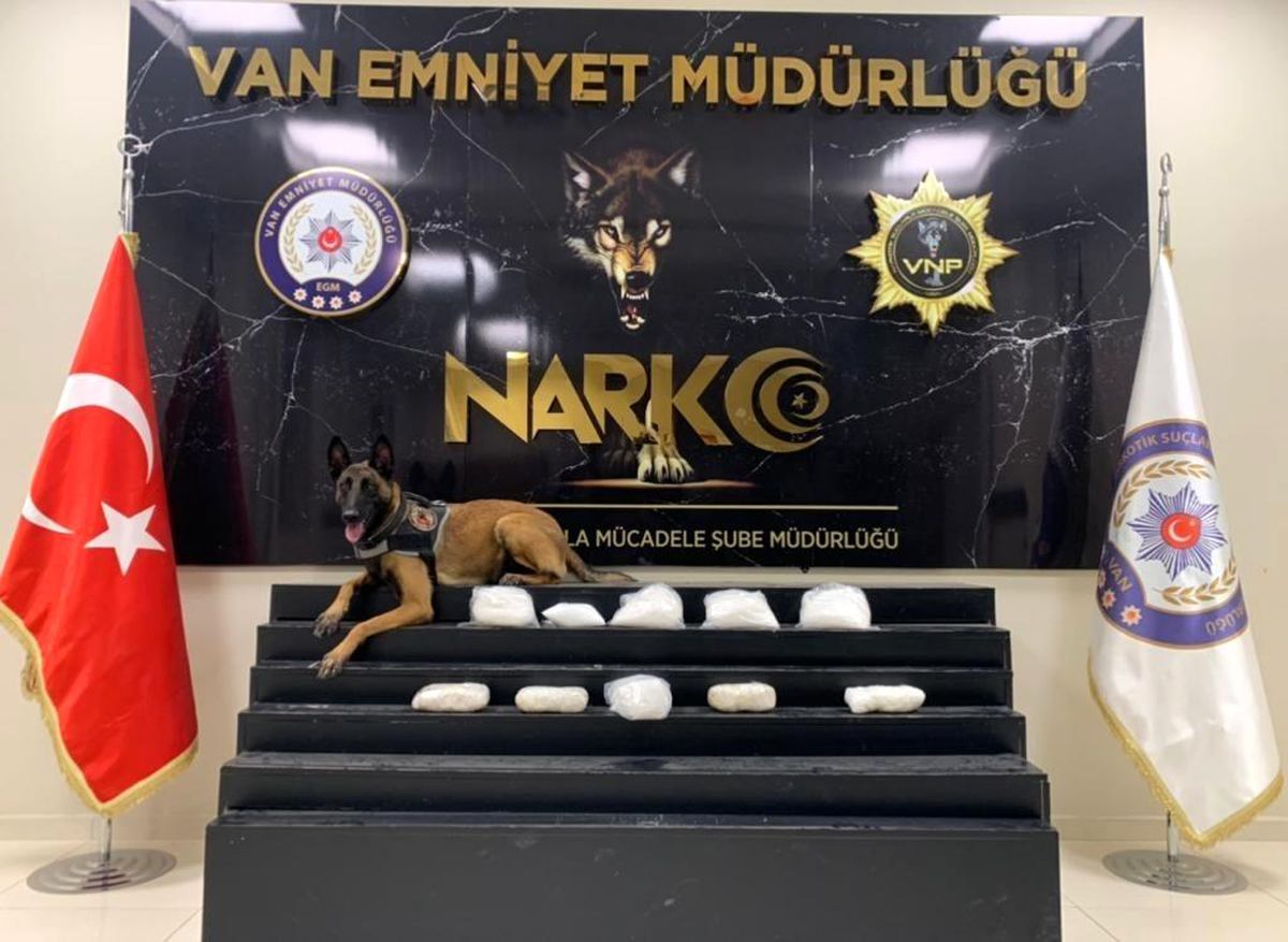 Van\'da 31 kilogram uyuşturucu ele geçirildi