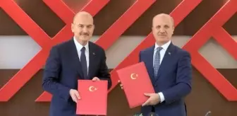 Bakan Soylu ve YÖK Başkanı Özvar, muhtarların eğitimine ilişkin protokol imzaladı