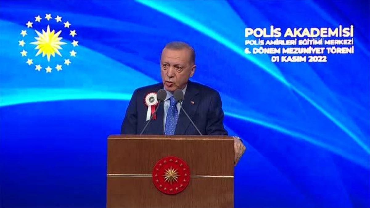 Cumhurbaşkanı Erdoğan, Polis Amirleri Eğitimi Merkezi 6. Dönem Mezuniyet Töreni\'nde konuştu: (2)